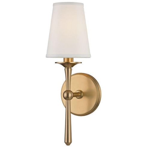 Hudson Valley Islip 1 Light Wall Sconce Model: 9210-AGB