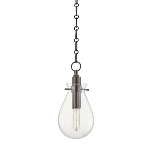 Hudson Valley Ivy 1 Light Small Pendant Model: BKO101-OB
