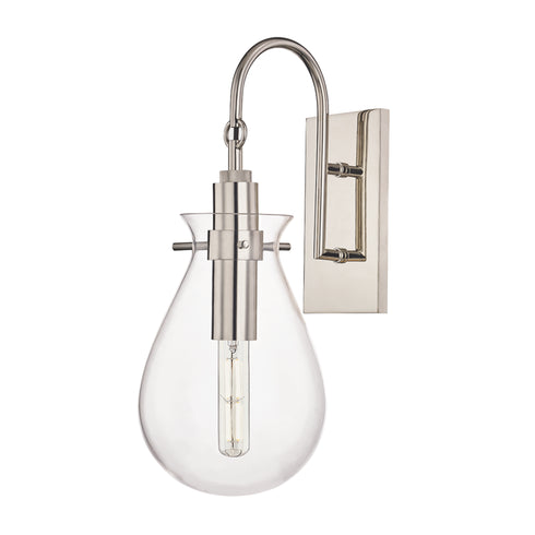 Hudson Valley Ivy 1 Light Wall Sconce Model: BKO100-PN