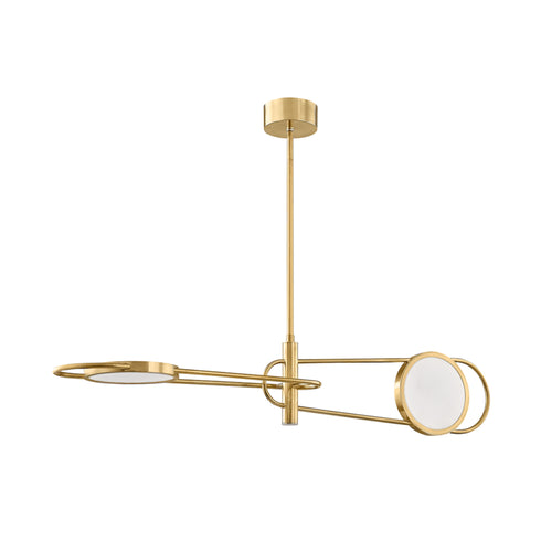 Hudson Valley Jervis 2 Light Pendant Model: 8722-AGB