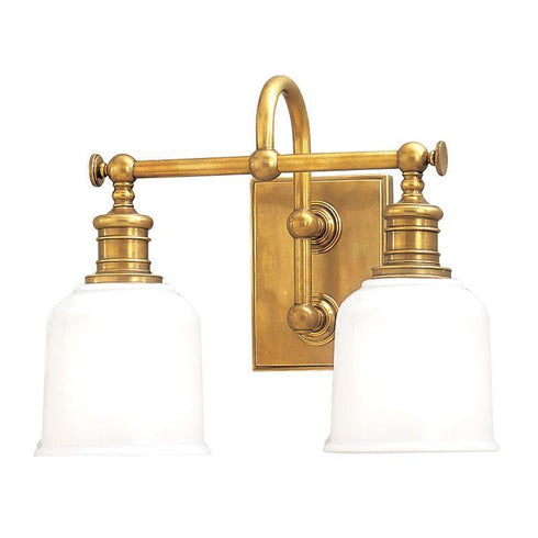 Hudson Valley Keswick 2 Light Bath Bracket Model: 1972-AGB