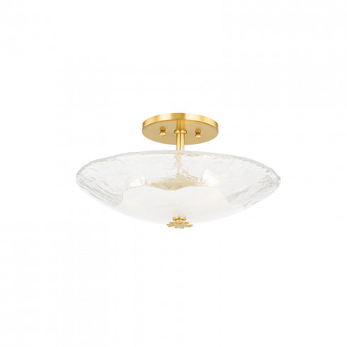 Hudson Valley Lago 3 Light Small Flush Mount Model: KBS1742503S-AGB