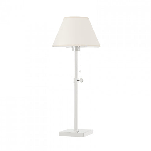 Hudson Valley Leeds 1 Light Table Lamp Model: MDSL132-PN