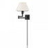 Hudson Valley Leeds 1 Light Wall Sconce Plug In Model: MDS131-OB