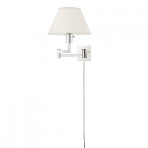 Hudson Valley Leeds 1 Light Wall Sconce Plug In Model: MDS131-OB