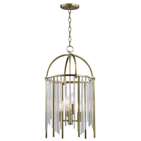 Hudson Valley Lewis 4 Light Pendant Model: 2512-AGB