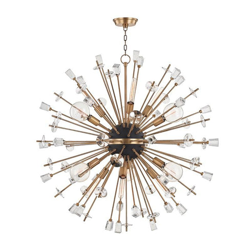 Hudson Valley Liberty 12 Light Chandelier Model: 5046-AGB