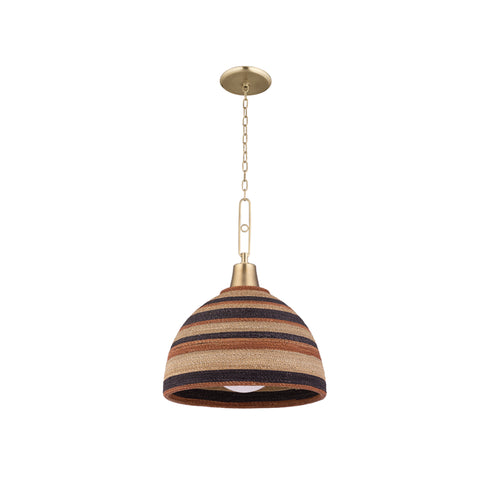Hudson Valley Lido Beach 1 Light Pendant Model: 9320-AGB
