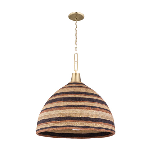 Hudson Valley Lido Beach 1 Light Pendant Model: 9330-AGB