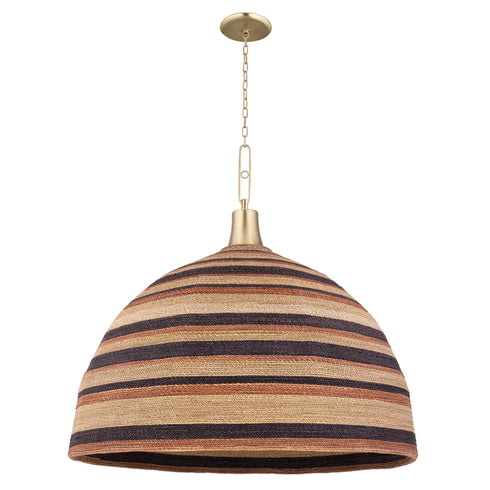 Hudson Valley Lido Beach 1 Light Pendant Model: 9340-AGB