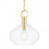 Hudson Valley Lina 1 Light Large Pendant Model: BKO253-PN
