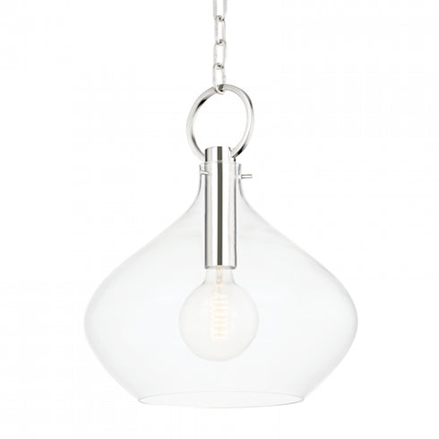 Hudson Valley Lina 1 Light Large Pendant Model: BKO253-PN