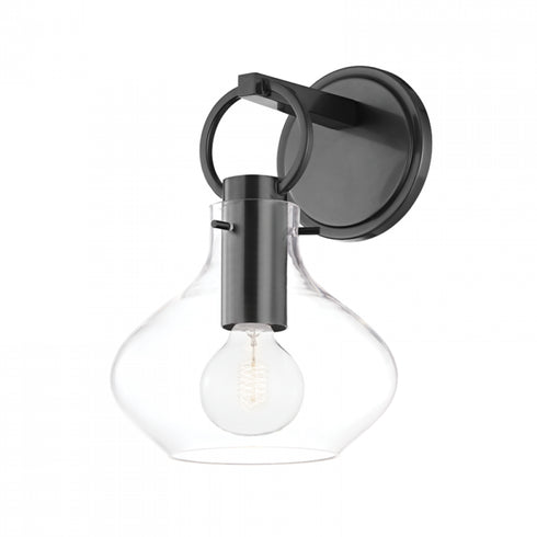 Hudson Valley Lina 1 Light Wall Sconce Model: BKO251-PN