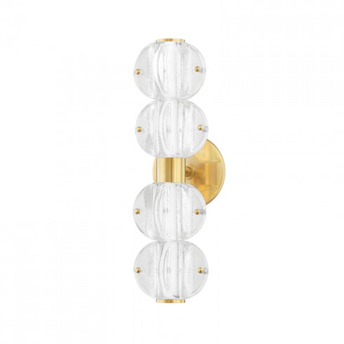 Hudson Valley Lindley 4 Light Bath Bracket Model: 1904-AGB