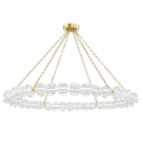 Hudson Valley Lindley Large LED Chandelier Model: 1955-AGB