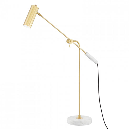 Hudson Valley Lockport 1 Light LED Floor Lamp Model: L1669-AGB