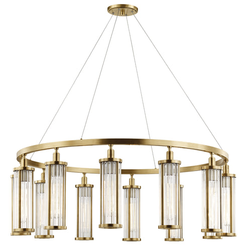 Hudson Valley Locust Grove 12 Light Pendant Model: 9142-AGB