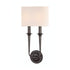 Hudson Valley Lourdes 2 Light Wall Sconce Model: 1232-OB
