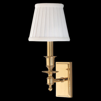 Hudson Valley Ludlow 1 Light Wall Sconce Model: 6801-AGB