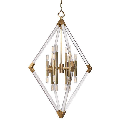 Hudson Valley Lyons 16 Light Pendant Model: 4630-AGB