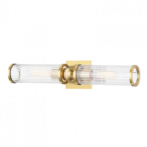 Hudson Valley Malone 2 Light Wall Sconce Model: 5272-AGB