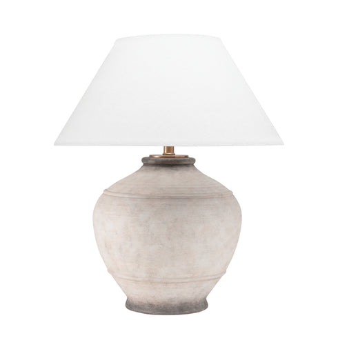 Hudson Valley Malta 1 Light Table Lamp Model: L1373-ASH