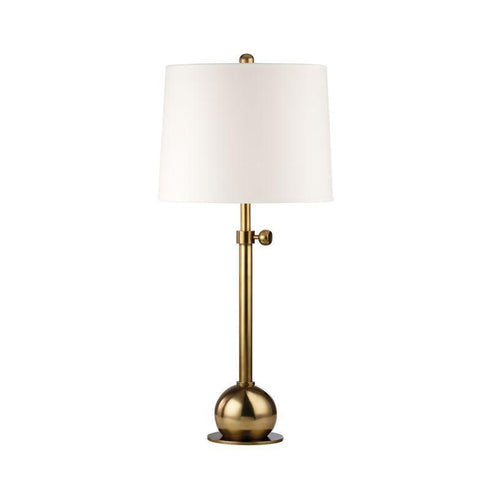 Hudson Valley Marshall 1 Light Adjustable Table Lam Model: L114-OB-WS