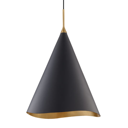 Hudson Valley Martini 1 Light Large Pendant Model: 9618-GL/WHT