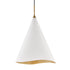 Hudson Valley Martini 1 Light Large Pendant Model: 9618-GL/WHT