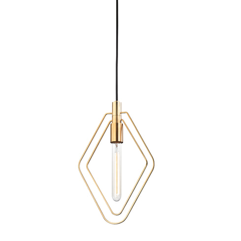 Hudson Valley Masonville 1 Light Pendant Model: 3040-AGB