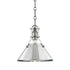 Hudson Valley Metal No.2 1 Light Small Pendant Model: MDS951-PN