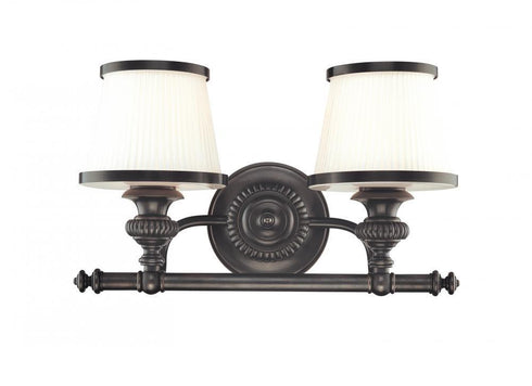 Hudson Valley Milton 2 Light Bath Bracket Model: 2002-FB