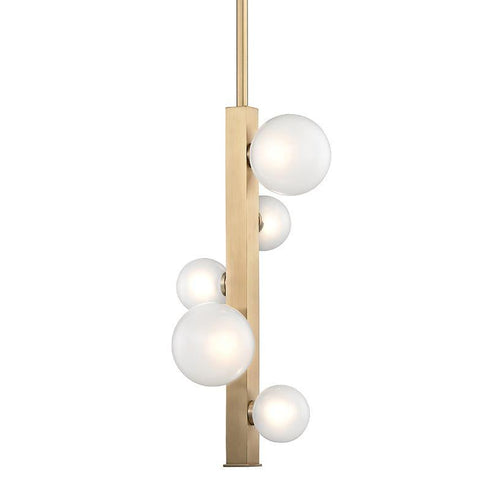 Hudson Valley Mini Hinsdale 5 Light Pendant Model: 8705-AGB
