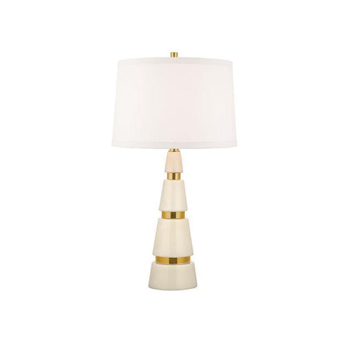 Hudson Valley Modena 1 Light Table Lamp Model: L787-AGB-WS