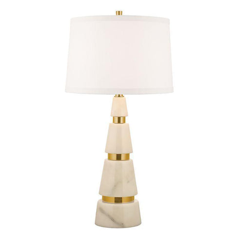 Hudson Valley Modena 1 Light Table Lamp Model: L789-AGB-WS