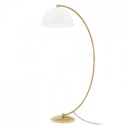 Hudson Valley Montague 1 Light Floor Lamp Model: L1668-AGB