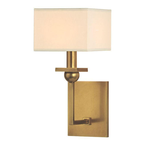 Hudson Valley Morris 1 Light Wall Sconce Model: 5211-AGB