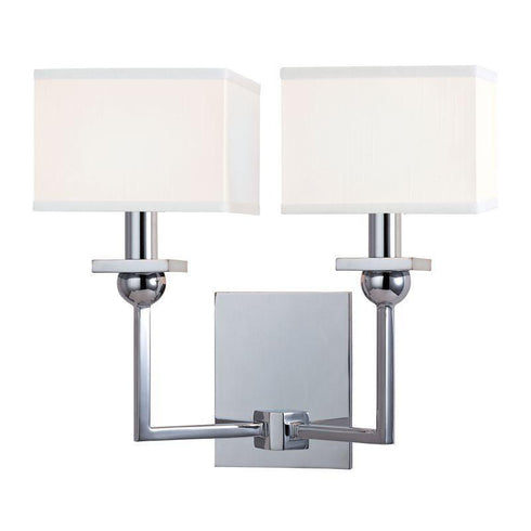 Hudson Valley Morris 2 Light Wall Sconce Model: 5212-PC-WS
