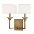 Hudson Valley Morris 2 Light Wall Sconce Model: 5212-PC-WS