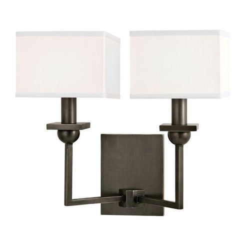 Hudson Valley Morris 2 Light Wall Sconce Model: 5212-PC-WS