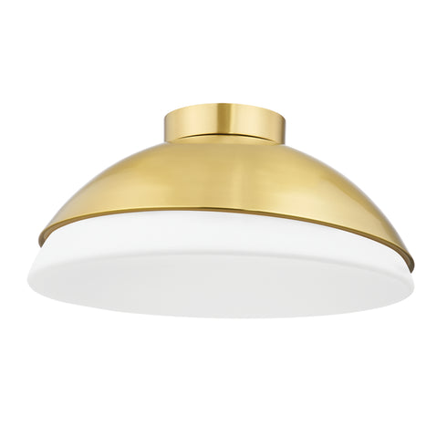 Hudson Valley Morse 3 Light Flush Mount Model: 6819-AGB