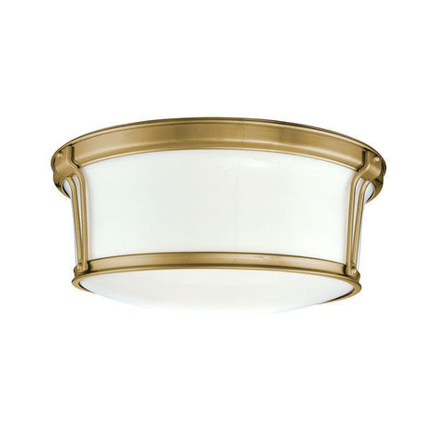 Hudson Valley Newport 2 Light Flush Mount Model: 6513-AGB