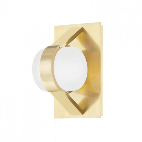 Hudson Valley Orbit 1 Light Wall Sconce Model: 2700-AGB