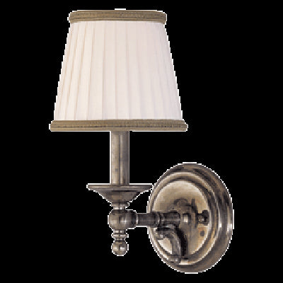 Hudson Valley Orchard Park 1 Light Wall Sconce Model: 7701-AGB