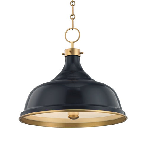 Hudson Valley Painted No.1 3 Light Pendant Model: MDS300-AGB/OW
