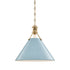 Hudson Valley Painted No.2 1 Light Large Pendant Model: MDS352-PN/BB