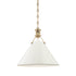 Hudson Valley Painted No.2 1 Light Large Pendant Model: MDS352-PN/BB