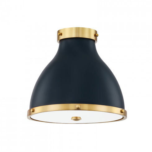 Hudson Valley Painted No. 3 2 Light Flush Mount Model: MDS360-AGB/DBL
