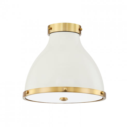 Hudson Valley Painted No. 3 2 Light Flush Mount Model: MDS360-AGB/DBL