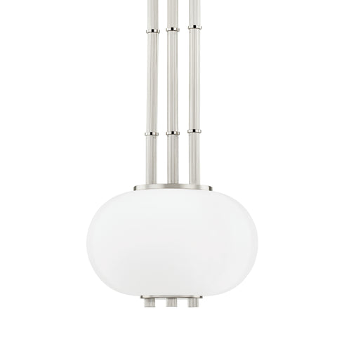 Hudson Valley Palisade 1 Light Small Pendant Model: KBS1356701A-BN